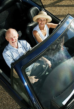 seniors driving scenic routes