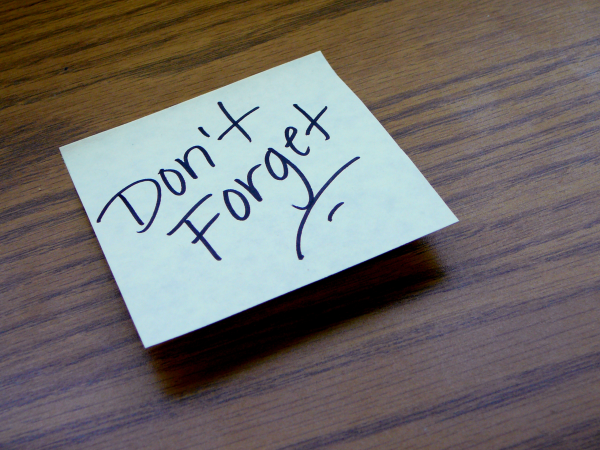 Reminder Note