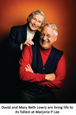 Enjoying senior living at Marjorie P Lee