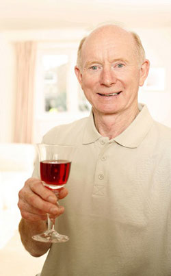 Senior Drinking