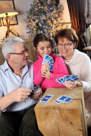 family-playing-game