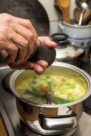 making-soup