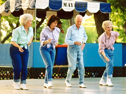 Seniors Dancing