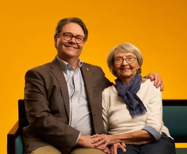 Mark, and his mother Betty