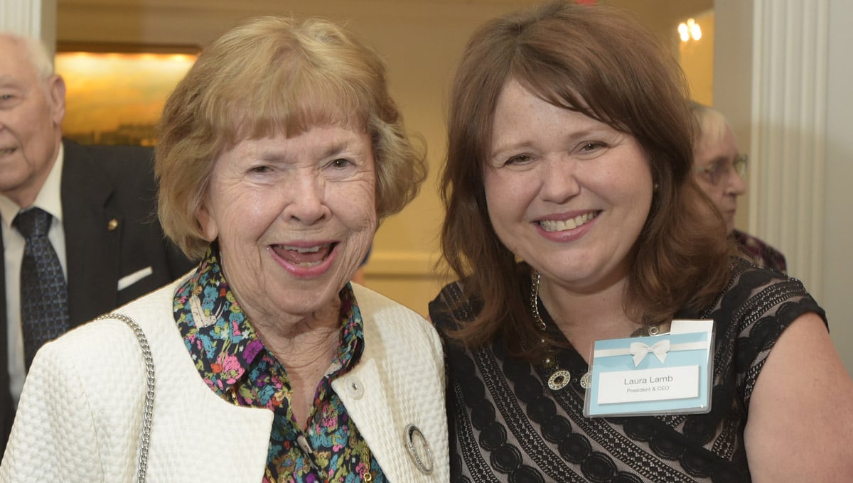 Ann Studer and Laura Lamb attended the Timeless Traditions Gala Series event at Hyde Park Country Club.