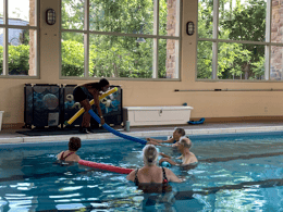 Deupree House Pool aqua aerobics-3