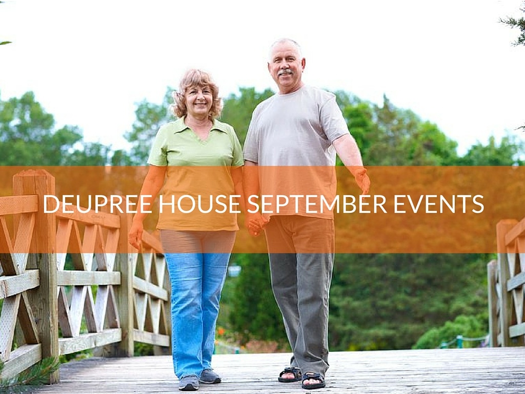 Deupree House September Events
